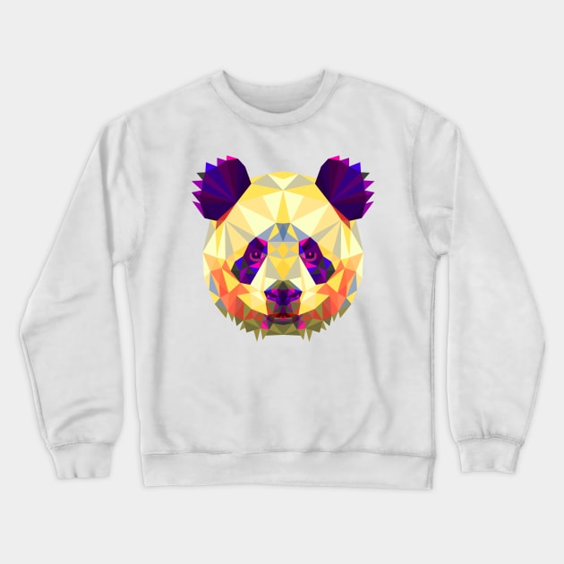 Panda Face Crewneck Sweatshirt by The Kenough